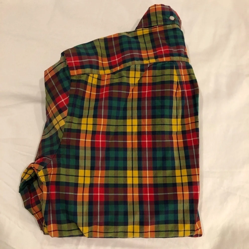 J. Crew Tartan Plaid Long Sleeve Button Down